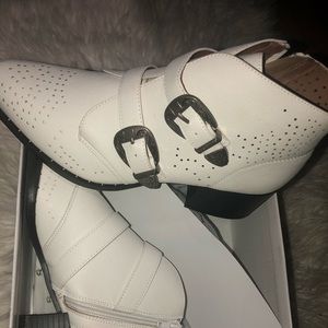 White booties